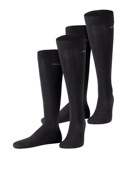 JOOP Kniestrümpfe "premium essentials" 2 Paar tlg. mit Logoschriftzug am Bu günstig online kaufen