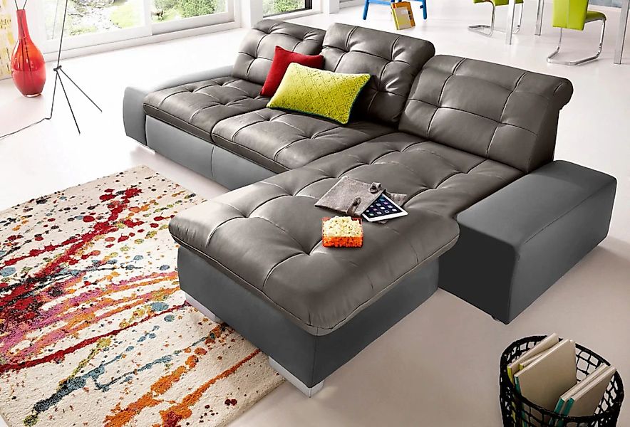 sit&more Ecksofa "Palomino L-Form", wahlweise XL oder XXL und mit Bettfunkt günstig online kaufen