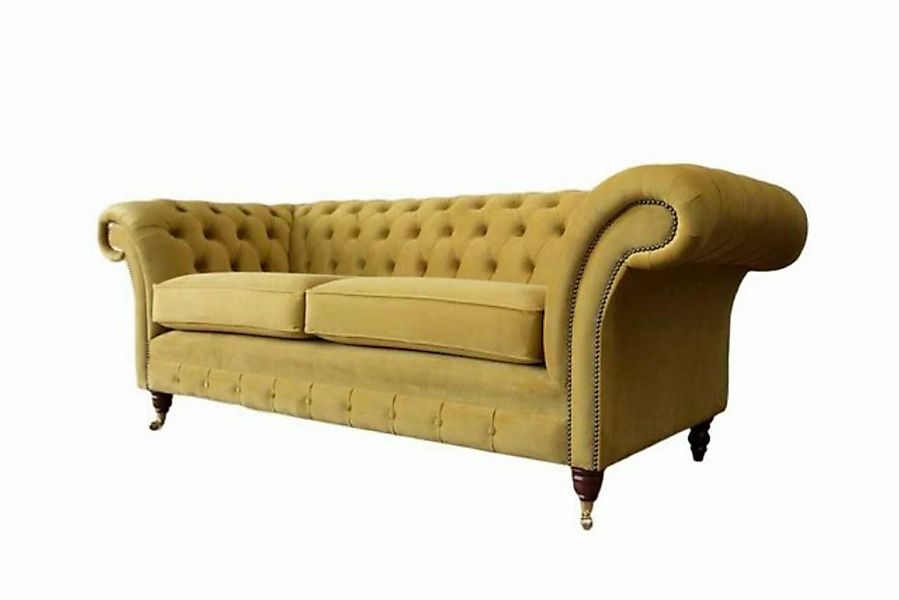 JVmoebel Sofa Chesterfield Sofa 3 Sitz Design Couch Dreisitzer Luxus Möbel, günstig online kaufen