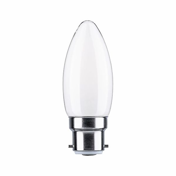 Paulmann LED-Kerze B22d 4,7W 2.700K opal dimmbar günstig online kaufen