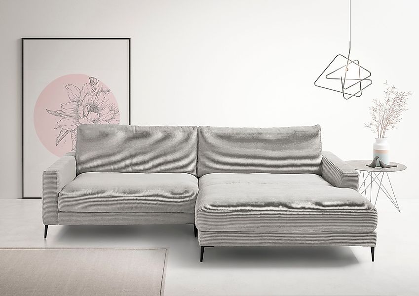 INOSIGN Ecksofa "Downtown, B/T/H: 272/190/84 cm L-Form" weicher Sitzkomfort günstig online kaufen