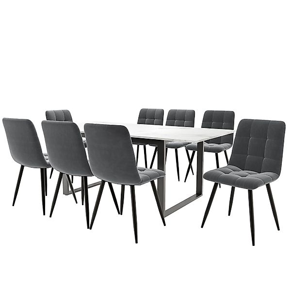 OKWISH Esstisch Essgruppe,Esstisch mit Stühlen Set, günstig online kaufen