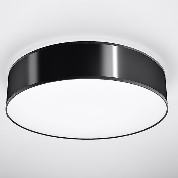 famlights | Deckenleuchte Annalena in Schwarz E27 max. 3 x 60W 450 mm günstig online kaufen