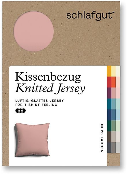 Schlafgut Kissenbezug Knitted Jersey aus Bio-Baumwolle günstig online kaufen