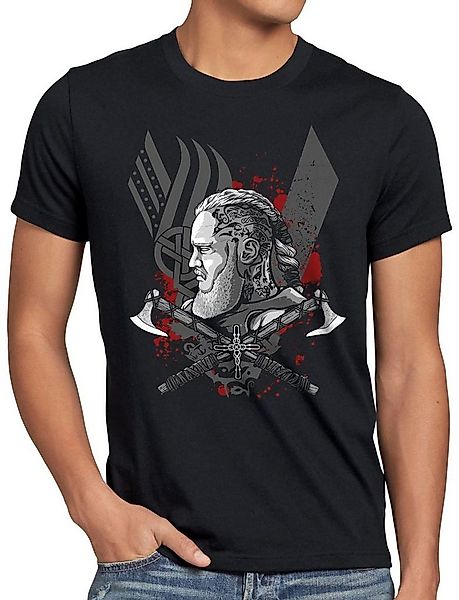 style3 T-Shirt Ragnar Lodbrok Wikinger Valhalla vikings ragnar lothbrok kat günstig online kaufen