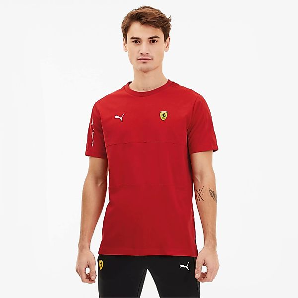 PUMA Ferrari T7 Herren T-Shirt | Mit Aucun | Rot | Größe: XS günstig online kaufen