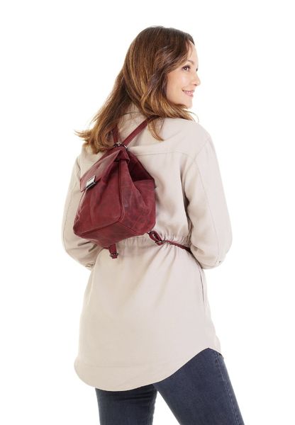 Bruno Banani Cityrucksack, echt Leder günstig online kaufen