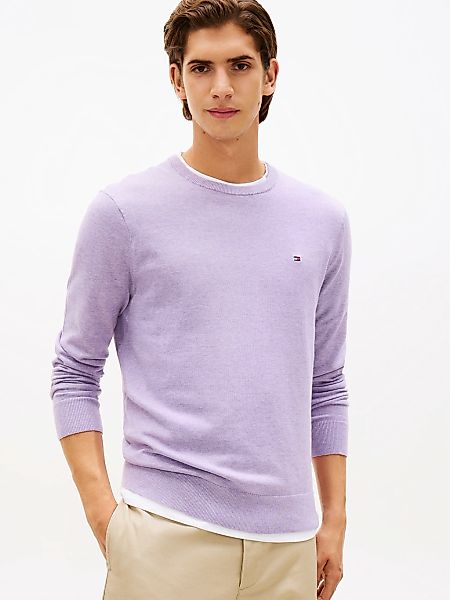 Tommy Hilfiger Rundhalspullover "ESSENTIAL COTTON CREW NECK" Crewneck Regul günstig online kaufen
