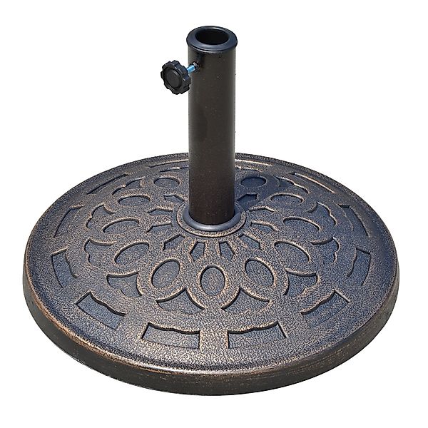 Outsunny Schirmständer Sonnenschirmständer 14kg rund 38/48mm günstig online kaufen