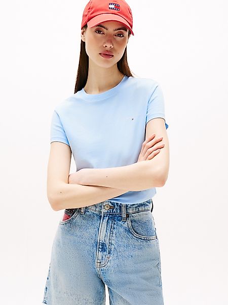 Tommy Jeans Kurzarmshirt TJW SLIM LINEAR günstig online kaufen