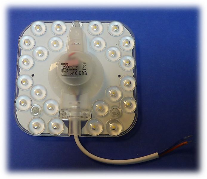 Lichtideen LED Dekolicht 651 LED flache Einbau Leuchte 230 Volt 12 Watt 120 günstig online kaufen