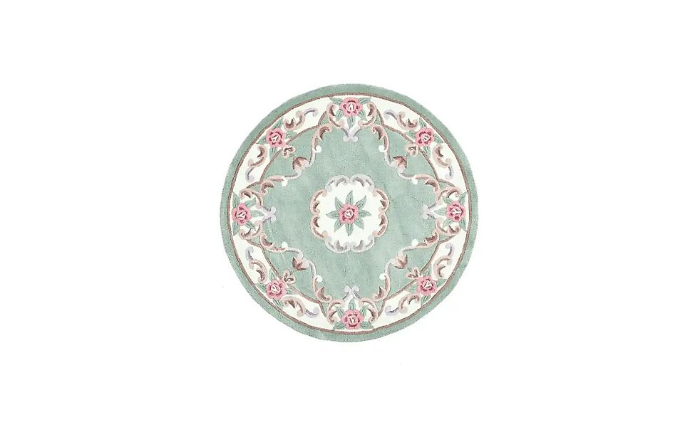 THEKO Teppich "Ming" rund 14 mm Höhe hochwertiges Acrylgarn, ideal im Wohnz günstig online kaufen