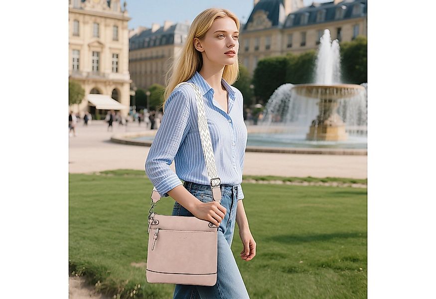 TAN.TOMI Umhängetasche Damen Mittel Crossbody Bag Leicht Schultertasche Tas günstig online kaufen