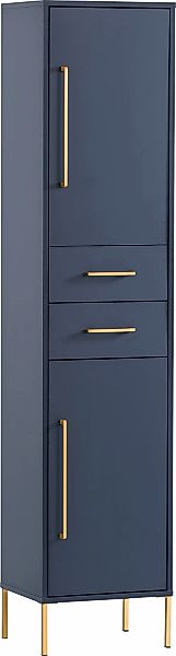 welltime Hochschrank "Kent mit goldfarbenen Griffen", Breite 40,5 cm, made günstig online kaufen