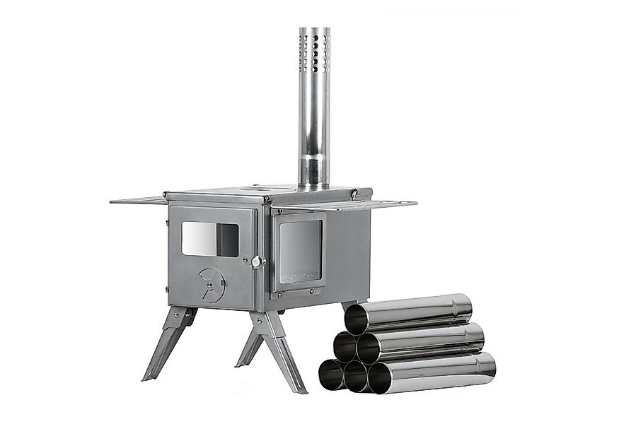 CampFeuer Feuerstelle Edelstahl Zeltofen, 51,5 x 42 x 216 cm, Zeltheizung C günstig online kaufen