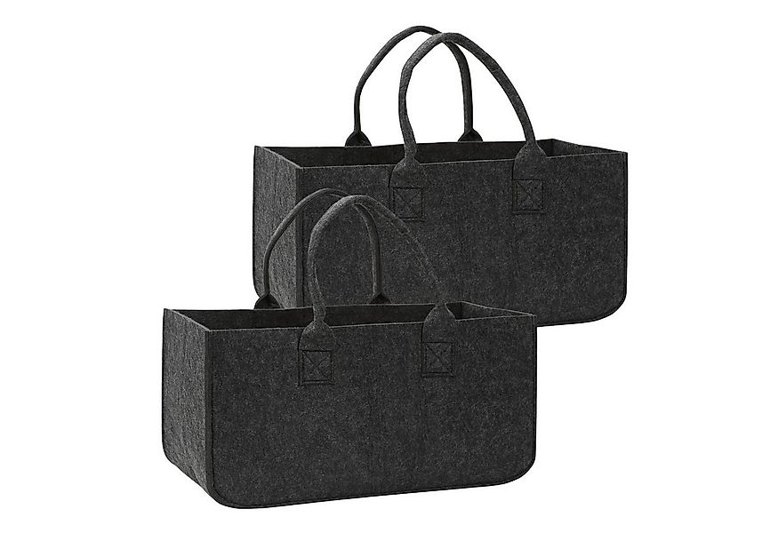 Clanmacy Allzweckkorb Filztasche Filzbox Aufbewahrungskorb Bücherbox 2x günstig online kaufen