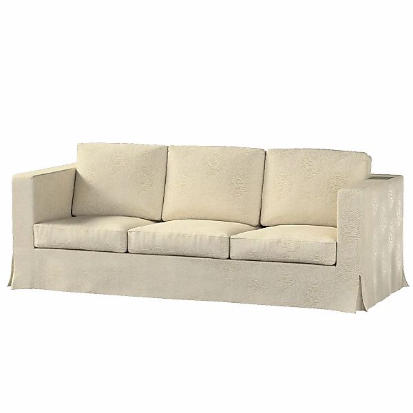 Bezug für Karlanda 3-Sitzer Sofa nicht ausklappbar, lang, beige-golden, Bez günstig online kaufen