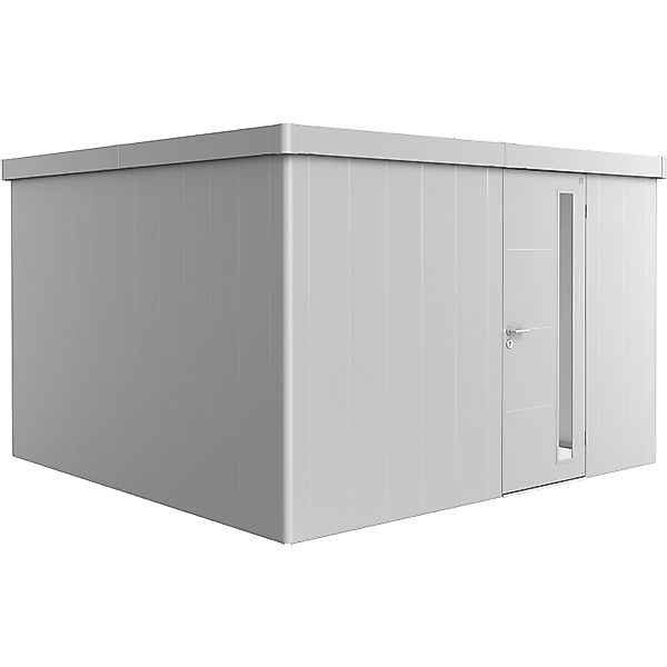 Biohort Gerätehaus Neo 4D Standardtüre Silber-Metallic günstig online kaufen