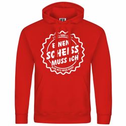 deinshirt Kapuzenpullover Herren Kapuzenpullover Einen Scheiß günstig online kaufen