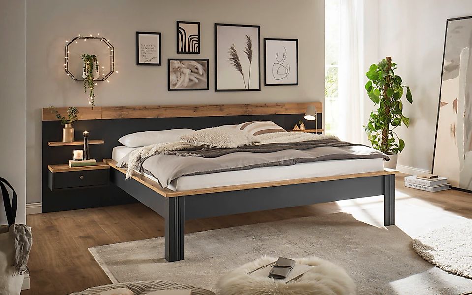 Home affaire Schlafzimmer-Set "Westminster" Bett Liegefläche 180/200cm und günstig online kaufen
