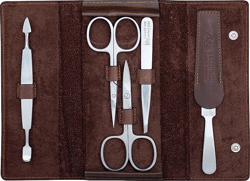 ERBE Maniküre-Etui Tuscany, 5 tlg., Antik-Lederetui günstig online kaufen