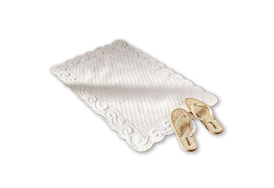 Mirabeau Badematte Badematte Svikola weiß, Höhe 60.0 mm, 100% Baumwolle günstig online kaufen