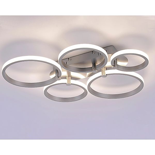 JUST LIGHT Deckenleuchte »JOHANNA«, 5 flammig, Leuchtmittel LED-Board-LED-B günstig online kaufen