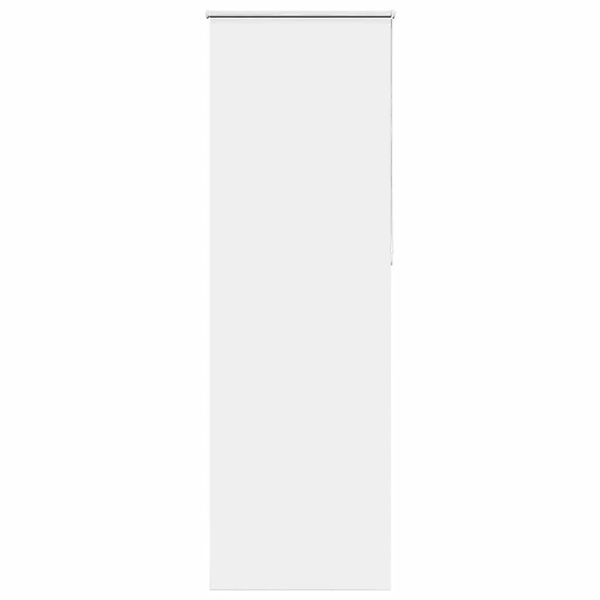 vidaXL Verdunkelungsrollo Weiß 85x210cm Stoffbreite 80,7 cm Polyester 40119 günstig online kaufen