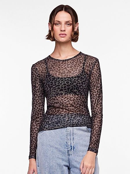 pieces Langarmshirt PCNINNI LS MESH TOP günstig online kaufen