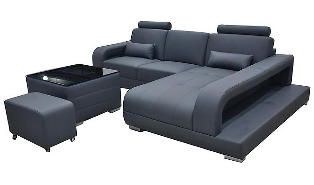 Xlmoebel Sofa Große Ledercouch Ecksofa Wohnlandschaft Set Modernes Design L günstig online kaufen