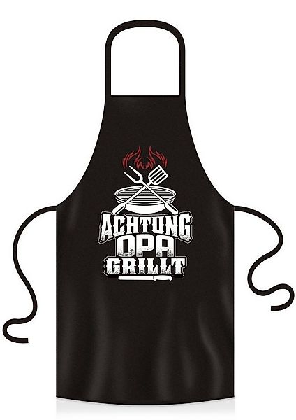 YORA Grillschürze für Männer lustig - Opa grillt, (Set, 2-tlg., Grillschürz günstig online kaufen