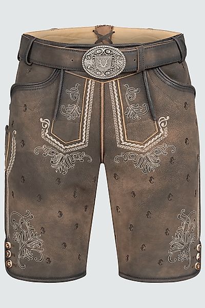 Lederhose Valerio mit Gürtel günstig online kaufen