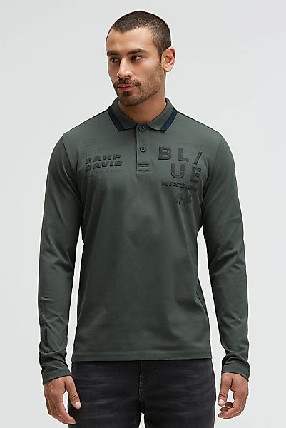 CAMP DAVID Langarm-Poloshirt, aus Baumwolle günstig online kaufen