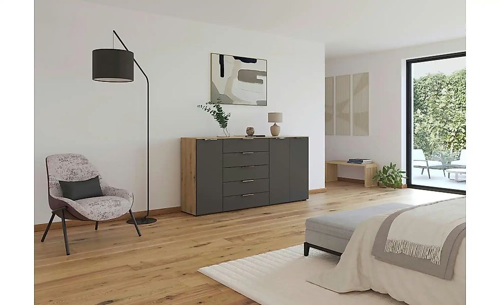 Sideboard  Flipp ¦ holzfarben ¦ Maße (cm): B: 199 H: 100 Kommoden & Sideboa günstig online kaufen