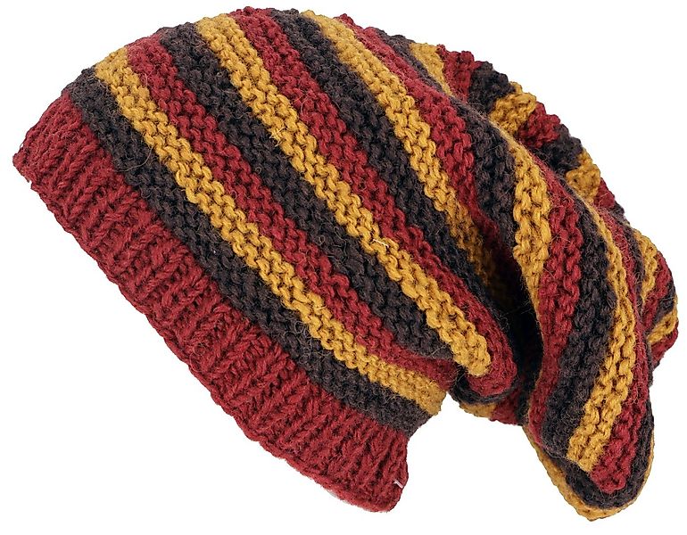 Guru-Shop Strickmütze Beanie Mütze, gestreifte Strickmütze,.. günstig online kaufen