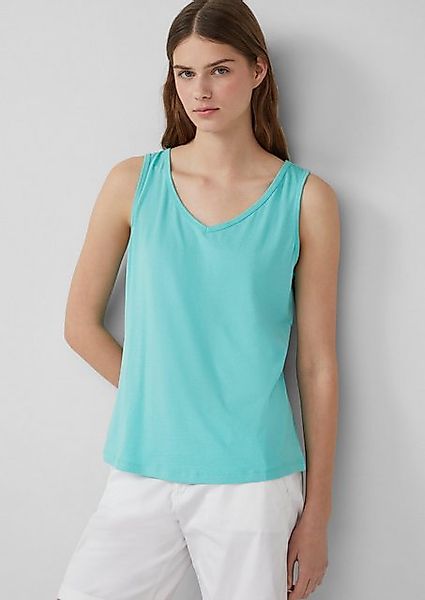 s.Oliver Shirttop Jersey-Top mit Cut-out und Schleife günstig online kaufen