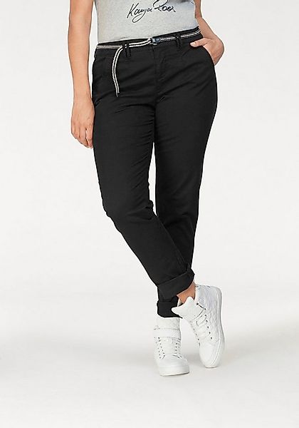 KangaROOS Chinohose in schmaler Form, mit Kordel zu binden günstig online kaufen