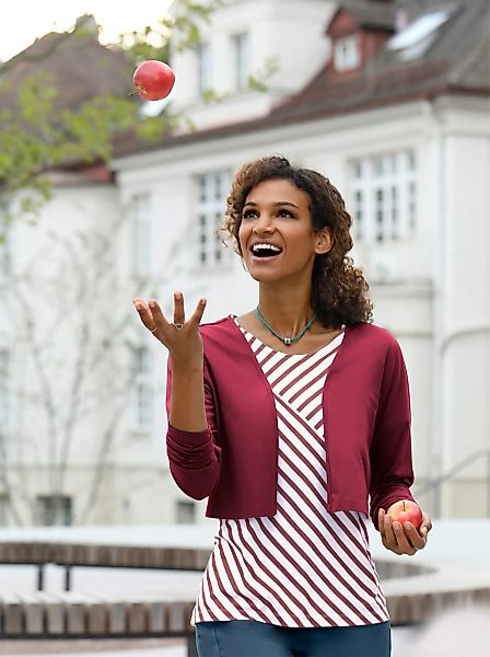 Casual Looks Shirtjacke "Shirtbolero" 1 Stk. tlg. günstig online kaufen