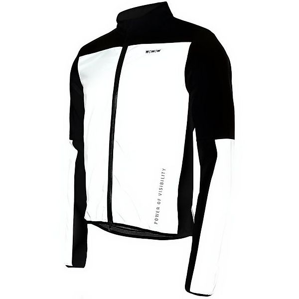 WOWOW Fahrradjacke Wowow Reflex-Regenjacke Santiago" L L silber schwarz ca. günstig online kaufen