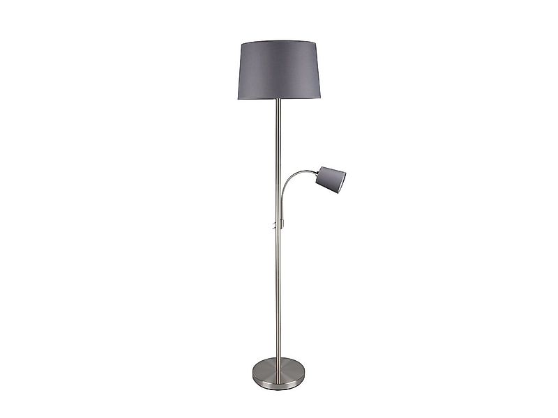 meineWunschleuchte Stehlampe mit Leselampe & Stoffschirm Höhe 170cm, Lesear günstig online kaufen