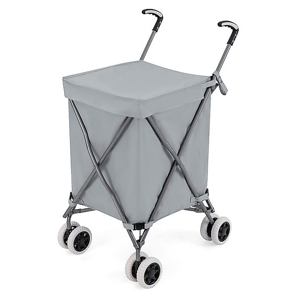 COSTWAY Einkaufstrolley, 90 l, bis 55 günstig online kaufen