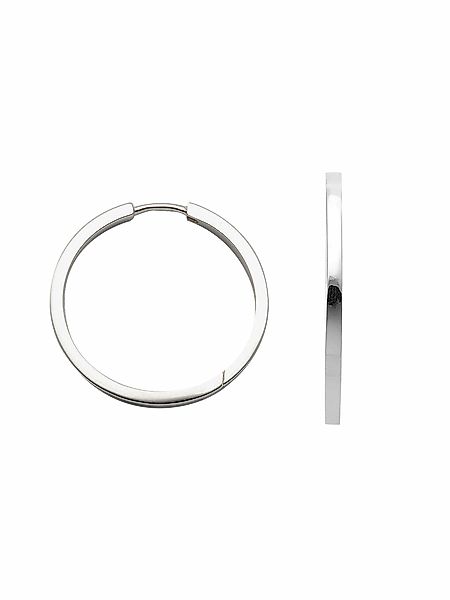 Adelia´s Paar Ohrhänger "1 Paar 925 Silber Ohrringe / Creolen Ø 26,6 mm", 9 günstig online kaufen