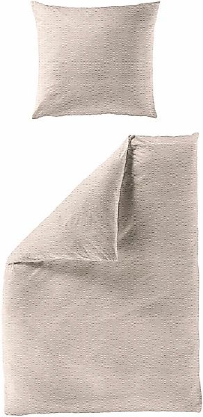 BIERBAUM Bettwäsche »4134«, Premium Mako-Satin Seersucker, 100 % Baumwolle, günstig online kaufen