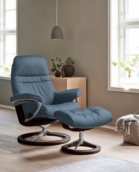 Stressless Relaxsessel "Sunrise", mit Signature Base, Größe S, Gestell Brau günstig online kaufen