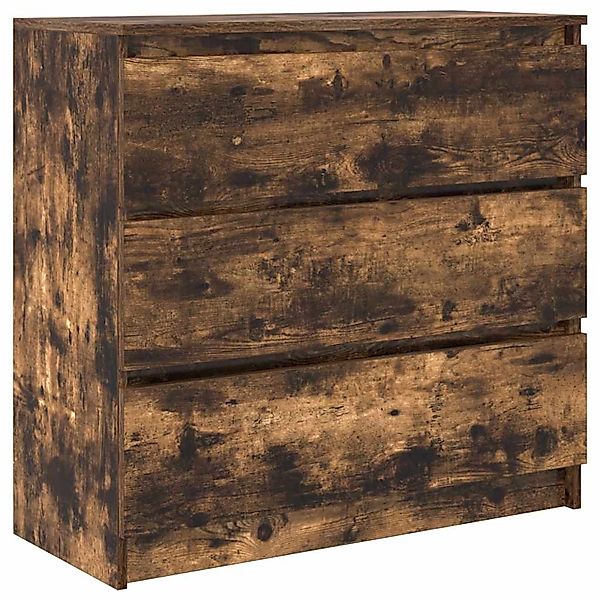 vidaXL Sideboard Räuchereiche 80x35x76 cm Holzwerkstoff 861737 günstig online kaufen