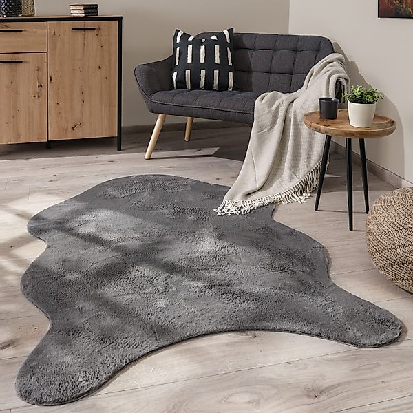 Paco Home Fellteppich Pelt 640, fellförmig, günstig online kaufen