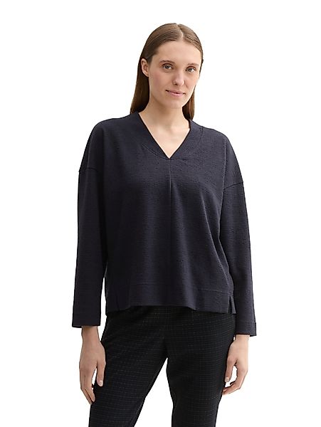 TOM TAILOR Sweatshirt mit Struktur und günstig online kaufen