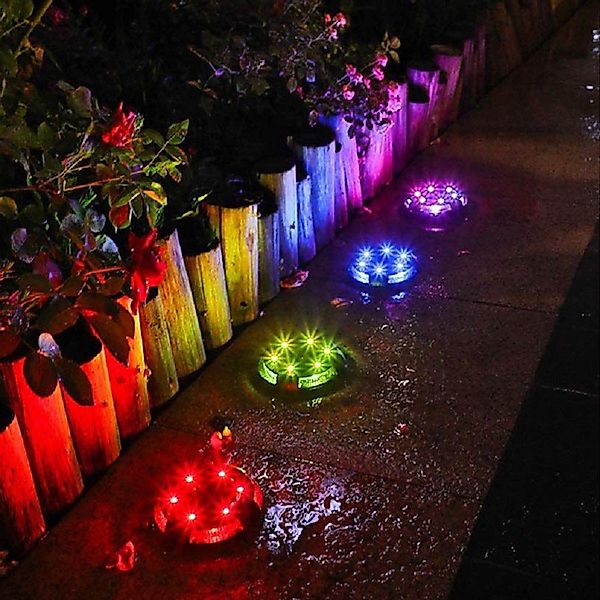 Jibenhome LED Solarleuchte Solar Bodenleuchten,10 LED günstig online kaufen