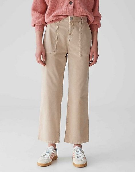 OPUS 7/8-Jeans Wide Cropped Pants MOKOTI WORK High Rise aus Cord günstig online kaufen