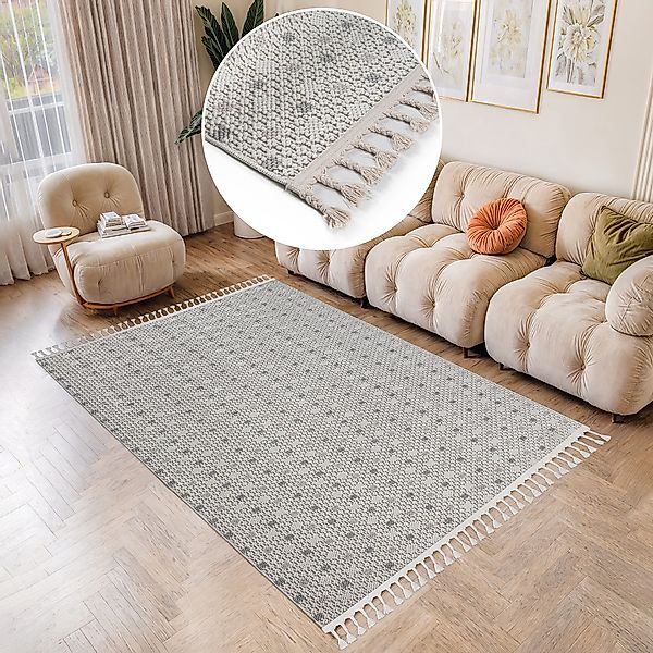Bruno Banani Teppich Dotty, rechteckig, Höhe: günstig online kaufen